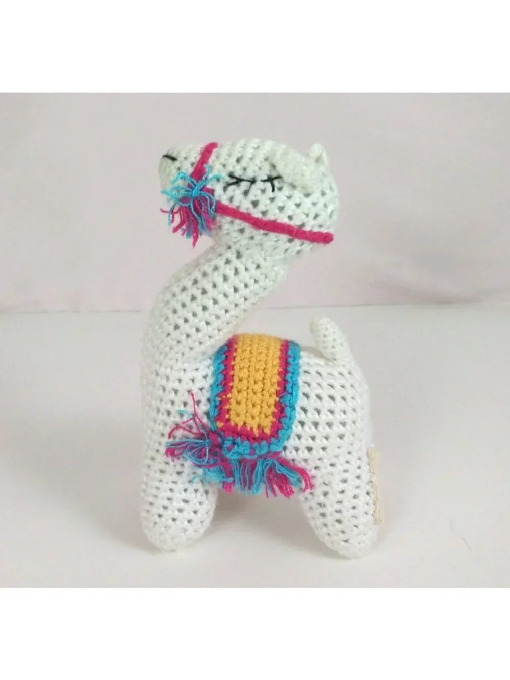 Cheengoo Organic Hand Crocheted Llama 6